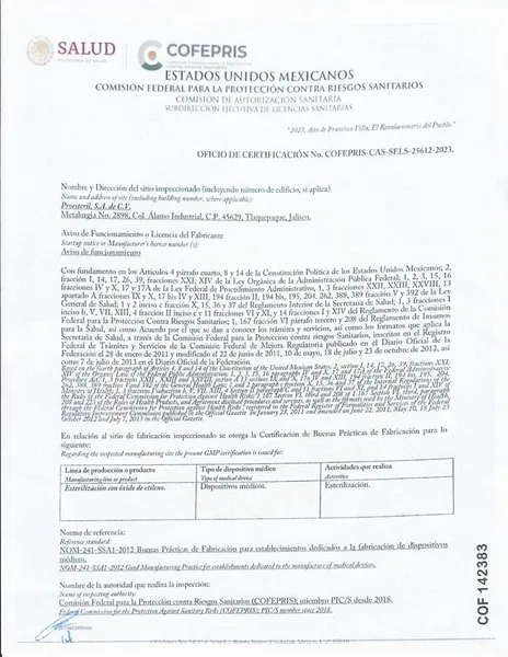 Certificado BPM